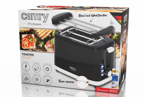 Camry CR 3218 black toaster