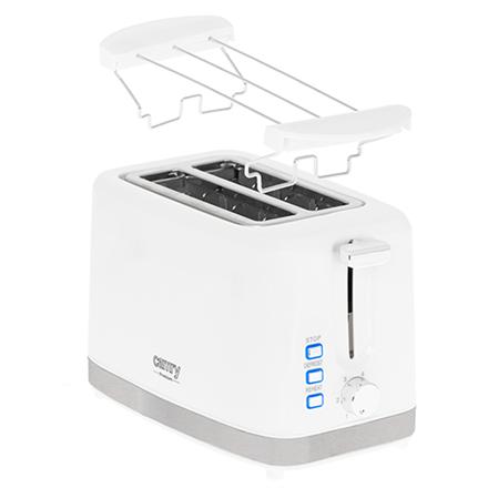 Camry | Toaster | CR 3219 | Power 750 W | Number of slots 2 | Housing material Plastic | White