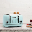 HADEN Heritage 4-Slice Toaster - Turquoise Blue