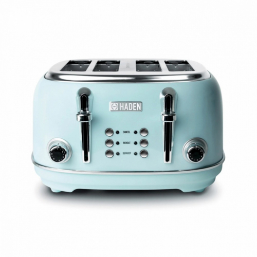 HADEN Heritage 4-Slice Toaster - Turquoise Blue