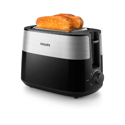 Philips Daily Collection Toaster HD2516/90, Black