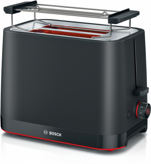 Bosch TAT3M123 toaster 2 slice(s) 950 W Black