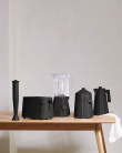 Röster XL Plisse Alessi MDL15B, must