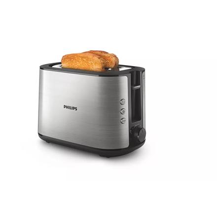 Philips | Toaster | HD2650/90 Viva Collection | Power 950 W | Number of slots 2 | Housing material  Metal | Stainless Steel