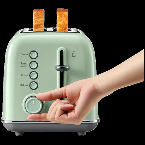 BUYDEEM 2 Slice Toaster, model DT620E, color Cozy Greenish, EU