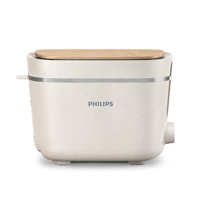 Philips | Toaster | HD2640/10 Eco Conscious Edition | Power 830 W | Number of slots 2 | Housing material 100% Bio-based plastic | Silk White Matt