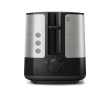 Philips Viva Collection Toaster HD2637/90 Extra wide 2 slots toaster Built in bun warmer Black