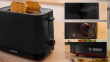 Bosch TAT3M123 toaster 2 slice(s) 950 W Black