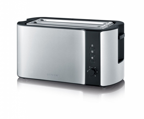 Severin AT 2590 toaster 2 slice(s) 1400 W Black, Silver