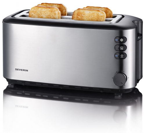 Severin AT 2509 toaster 4 slice(s) 1400 W Stainless steel