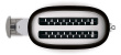 Smeg 50's Style Toaster TSF01BLEU Black