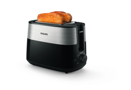 Philips Daily Collection Toaster HD2516/90, Black