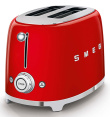 Smeg 50's Style Toaster TSF01RDEU Red