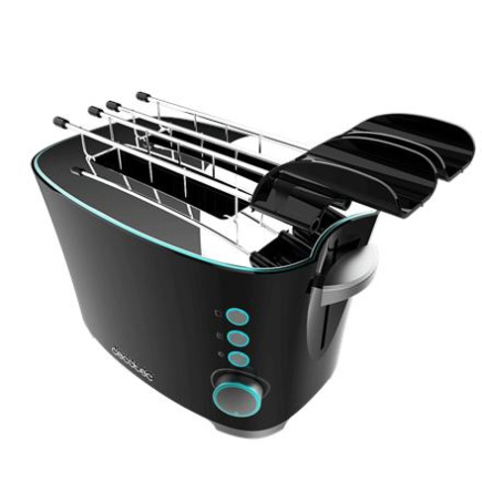 Cecotec Toaster | Toast&Taste Double B | Power 650 W | Number of slots 2 | Housing material Stainless steel