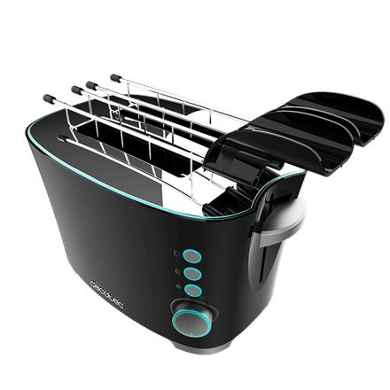 Cecotec Toaster | Toast&Taste Double B | Power 650 W | Number of slots 2 | Housing material Stainless steel