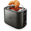 Philips Toaster | HD2651/80 Viva Collection | Power 1050 W | Number of slots 2 | Housing material Metal | Black