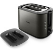 Philips Toaster | HD2651/80 Viva Collection | Power 1050 W | Number of slots 2 | Housing material Metal | Black