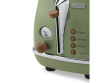 DELONGHI Icona Vintage Toaster CTOV 2103.GR 900W, Stainless steel, Crumb tray, Defrost, Green