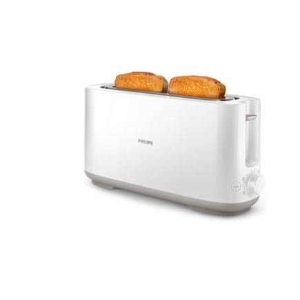 Philips | Toaster | HD2590/00 Daily Collection | Power 870-1030 W | Number of slots 2 | Housing material Plastic | Valge