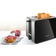 Bosch TAT7203 toaster 2 slice(s) 1050 W Must, Stainless steel
