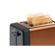 Bosch | DesignLine Toaster | TAT4P429 | Power 970 W | Number of slots 2 | Housing material Stainless Steel | Copper/Черный