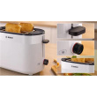 Bosch Compact Toaster | TAT2M121 MyMoment | Power 950 W | Number of slots 2 | Housing material Plastic | Белый
