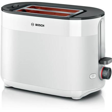 Bosch Compact Toaster | TAT2M121 MyMoment | Power 950 W | Number of slots 2 | Housing material Plastic | Valge Bosch Compact Toaster | TAT2M121 MyMoment | Power 950 W | Number of slots 2 | Housing material Plastic | Valge