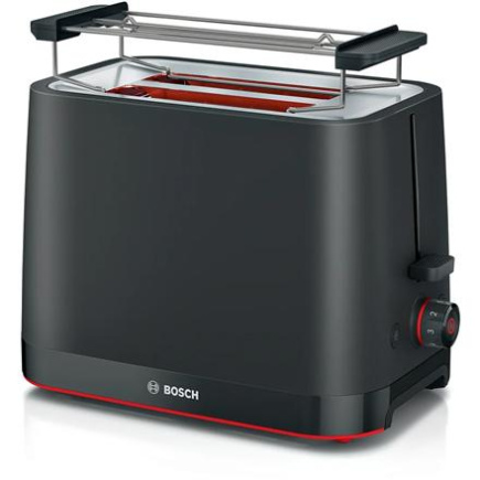 Bosch Compact Toaster | TAT3M123 MyMoment | Power 950 W | Number of slots 2 | Housing material Plastic | Must