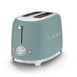 Smeg TSF01EGMEU toaster 6 2 slice(s) 950 W Chrome, Green