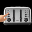 BUYDEEM 4 Slice Toaster, model DT640E, color Stainless Stell, EU
