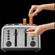 BUYDEEM 4 Slice Toaster, model DT640E, color Stainless Stell, EU