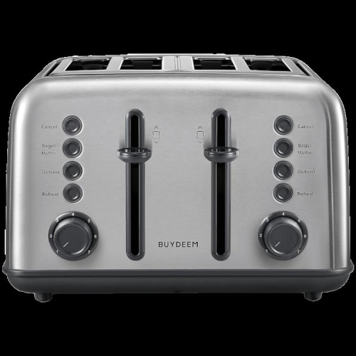 BUYDEEM 4 Slice Toaster, model DT640E, color Stainless Stell, EU