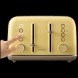 BUYDEEM 4 Slice Toaster, model DT640E, color Mellow Yellow, EU