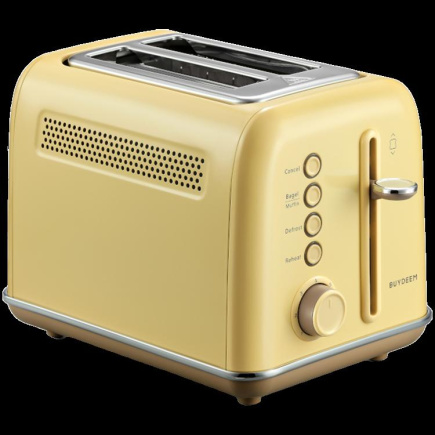 BUYDEEM 2 Slice Toaster, model DT620E, color Mellow Yellow, EU