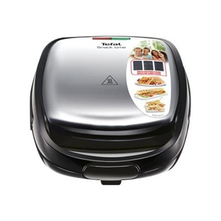 TEFAL Sandwich Maker | SW342D38 | 700 W | Number of plates 3 | Black/Stainless Steel