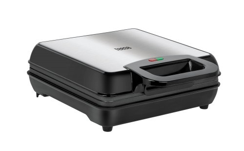 Teesa TSA3224 waffle iron 4 waffle(s) 1100 W Black, Stainless steel