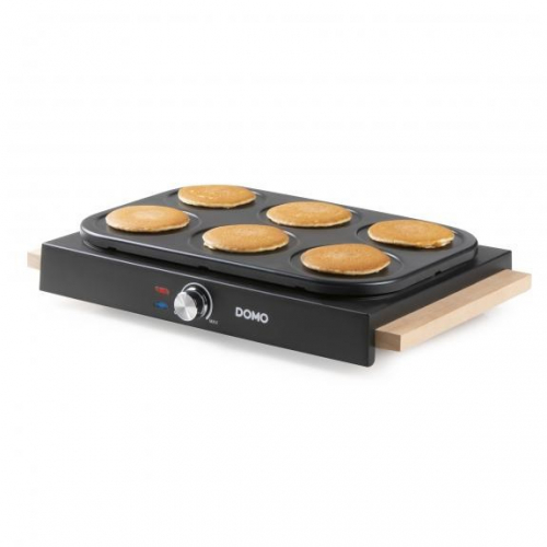 Domo DO8717P crepe maker 6 crepe(s) Black