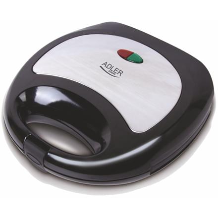 Adler | Sandwich maker | AD 3015 | 750  W | Number of plates 1 | Number of pastry 2 | Black