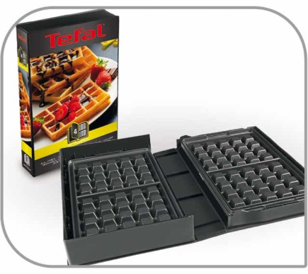 Tefal SW854D sandwich maker 700 W Black, Stainless steel