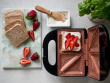 ELDOM ST11 sandwich maker 750 W Black,Silver