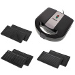 Mesko | Sandwich maker 3 in 1 | MS 3045 | 750 W | Number of plates 3 | Number of pastry 2 | Black/Silver
