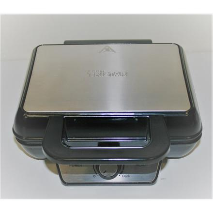 Taastatud.  | Tristar | Waffle maker | WF-2195 | 1000 W | Number of pastry 2 | Belgium | Black | DAMAGED PACKAGING