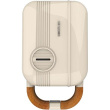 Cecotec Sandwich Maker | Rock'nToast Retro One Beige | 700 W | Number of plates 3 | Beige
