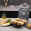 Cecotec Sandwich Maker | Rock'nToast Family 3in1 | 1500 W | Number of plates 3 | Black