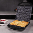 Cecotec Sandwich Maker | Rock'nToast Family 3in1 | 1500 W | Number of plates 3 | Black