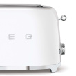 SMEG Toaster 2-slice 4-slot 50'Style White TSF02WHEU