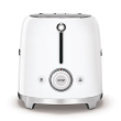 SMEG Toaster 2-slice 4-slot 50'Style White TSF02WHEU
