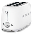 SMEG Toaster 2-slice 4-slot 50'Style White TSF02WHEU