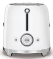 SMEG Toaster 2-slice 4-slot 50'Style White TSF02WHEU
