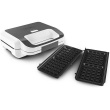 TEFAL | Wafle Maker Snack XL | SW701110 | 850 W | Number of pastry 2 | Belgium | White/Grey